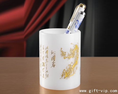 大展宏圖-圓形筆筒