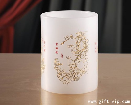 大展宏圖-圓形筆筒