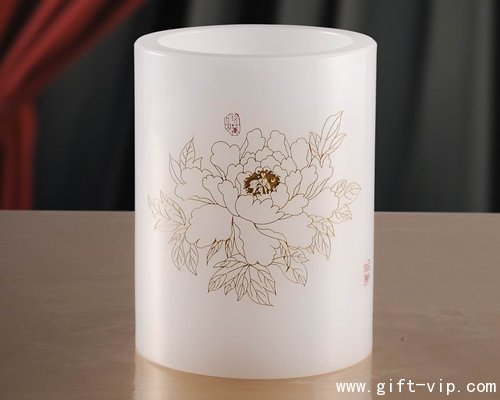 大展宏圖-圓形筆筒