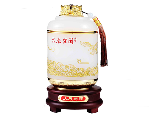 大展宏圖-直型茶葉罐