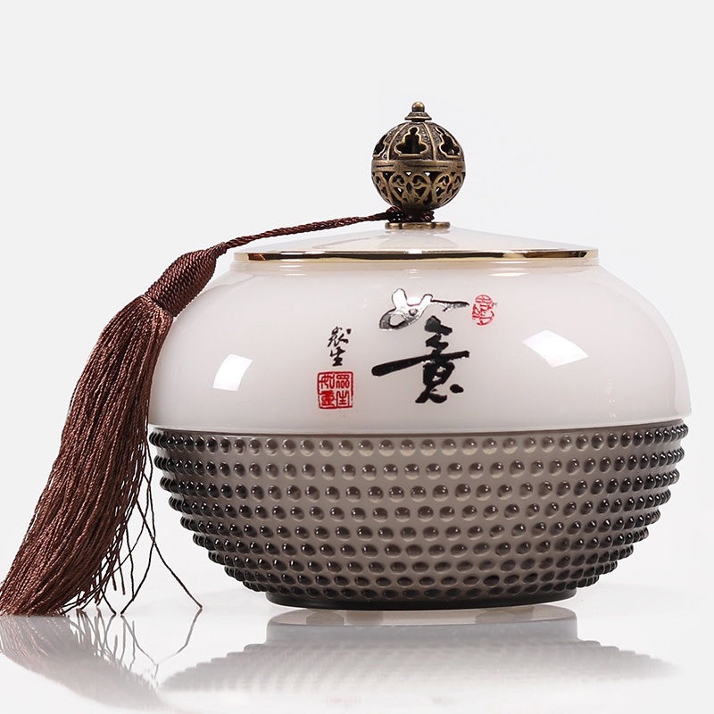 平安如意茶葉罐